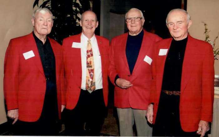 L-R, Dick Herman, David Max, Hugh Williams, Bill Scott